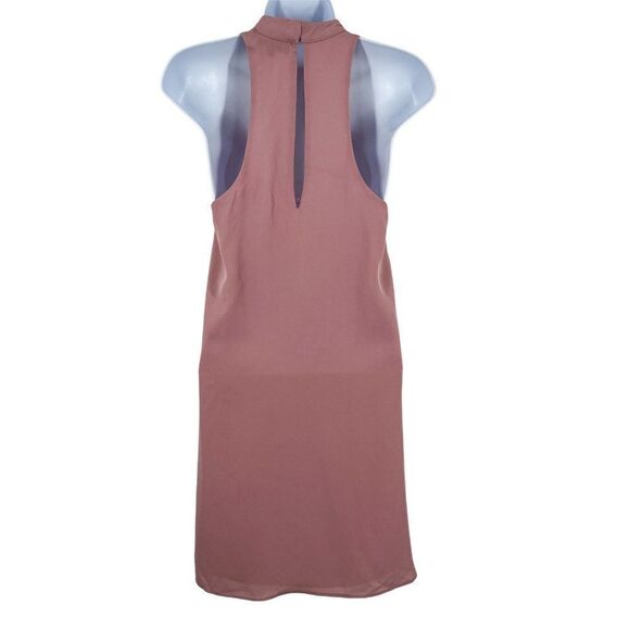 Lulu's Groove Thing Cut Out Sleeveless Mini Swing Dress Mauve 56-31LHD NWT - Picture 4 of 7